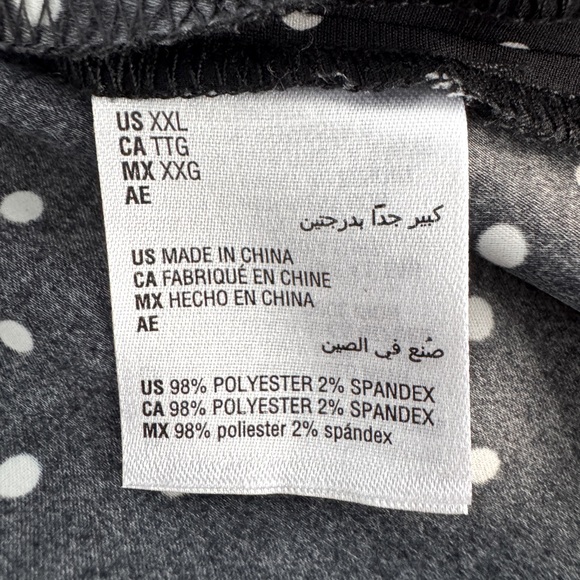 EUC Maison Jules Ruffle Polka Dot Blouse, Size XXL - Picture 7 of 9